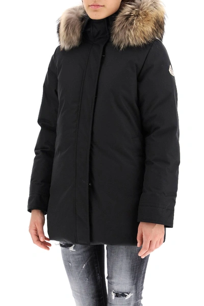 Shop Pyrenex Bordeaux Water-repellent Parka In Black