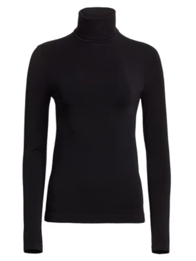 Shop Wolford Luxe Pullover In Black