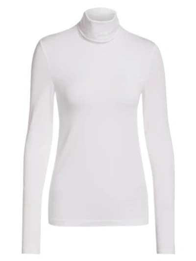Shop Wolford Luxe Pullover In White