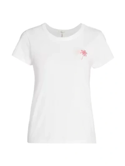 Shop Rag & Bone Triple Palm Tree T-shirt In White