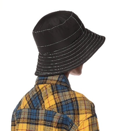 Shop Maison Michel Charlotte Bucket Hat In Black