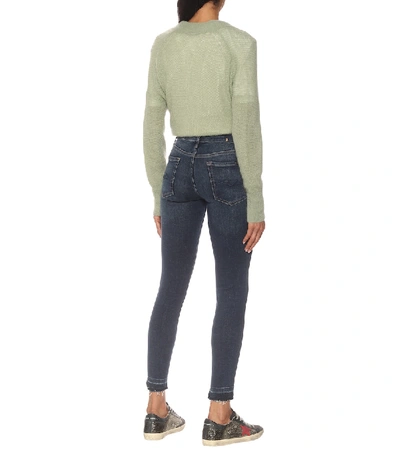 Shop 7 For All Mankind The Skinny High-rise Jeans In Blue