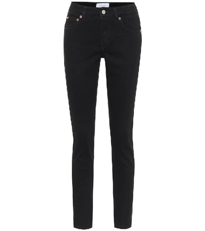 Shop Givenchy Mid-rise Skinny Jeans In Black