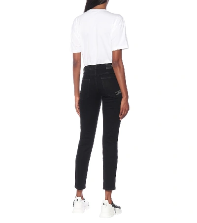 Shop Givenchy Mid-rise Skinny Jeans In Black