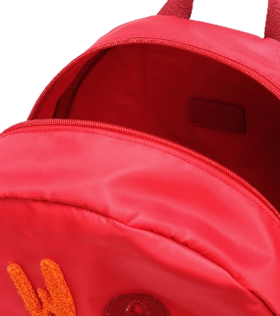 Shop Dolce & Gabbana Logo Backpack In Red