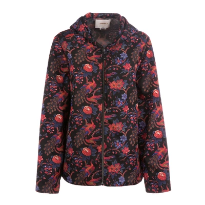 La Doublej Windy Jacket In Pavone Nero