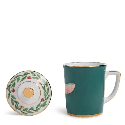 La Doublej Housewives Lidded Mug In Libellula