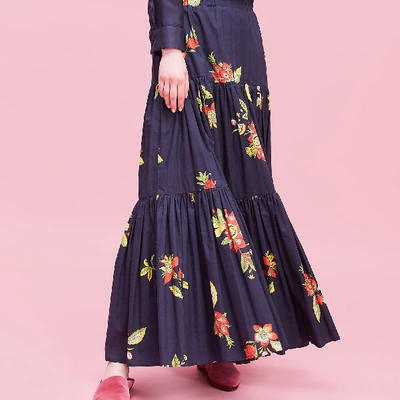 Shop La Doublej Big Skirt In Space Flower