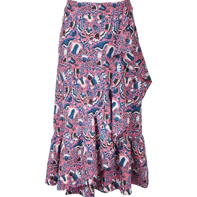 Shop La Doublej Jazzy Skirt In Tulipani Rosa
