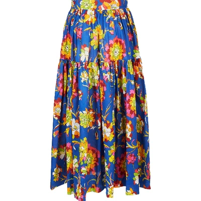 Shop La Doublej Oscar Skirt In Dandelion Blu