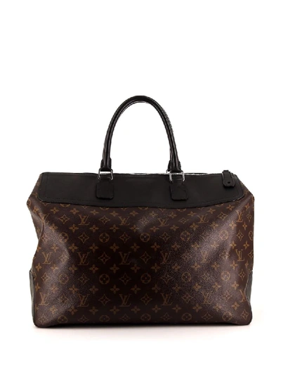 Pre-owned Louis Vuitton  Kleine Greenwich Reisetasche In Brown