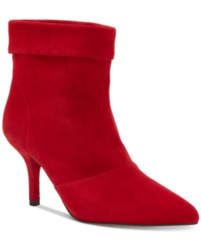 Shop Vince Camuto Amvita Booties Women's Shoes In Ramba Red