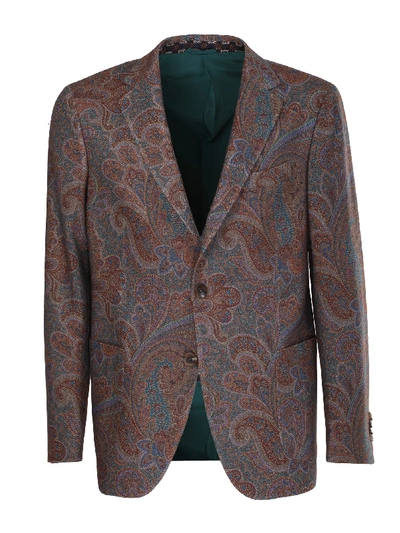 Shop Etro Tailored Cashmere Jacket In Fantasia