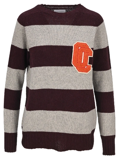 Shop Opening Ceremony Oc Sweater In Grey Brown