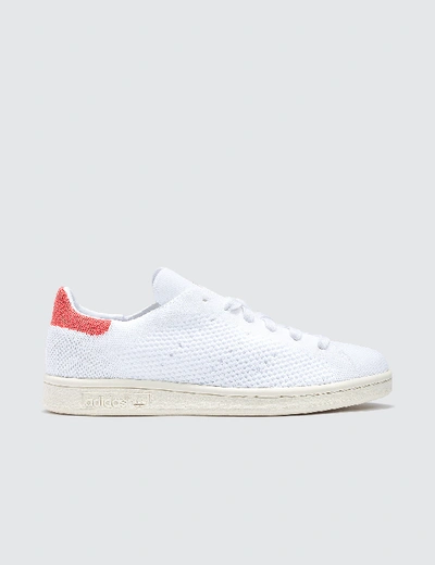 Shop Adidas Originals Stan Smith Primeknit In White