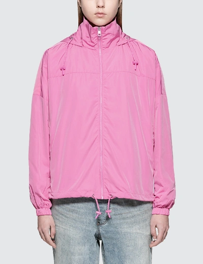 Shop Calvin Klein Jeans Est.1978 Olympia Hood Windbreaker In Pink