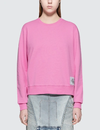 Shop Calvin Klein Jeans Est.1978 Harrisi Sweatshirt In Pink
