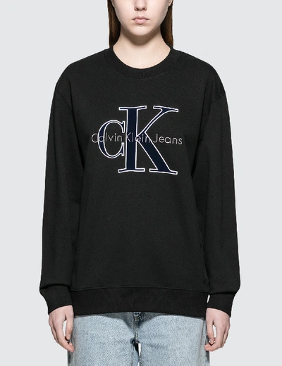 Shop Calvin Klein Jeans Est.1978 Honora Sweatshirt In Black