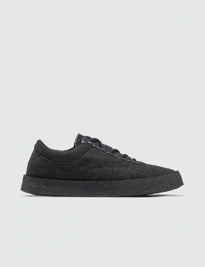 Shop Yeezy Women's Crepe Sneaker In Washed Canvas In Black