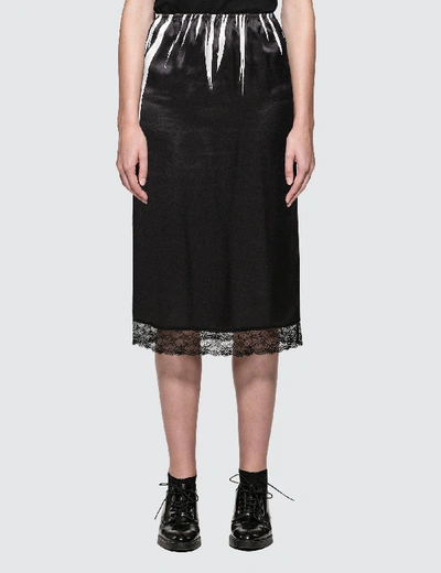 Shop Mcq By Alexander Mcqueen Slip Skirt In Black