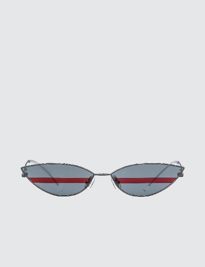 Shop Gentle Monster Poxi Sunglasses In Red