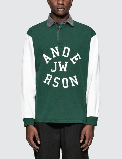 Shop Jw Anderson Rugby Long Sleeve Polo