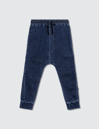 Shop Nununu Basic Denim Pants In Blue