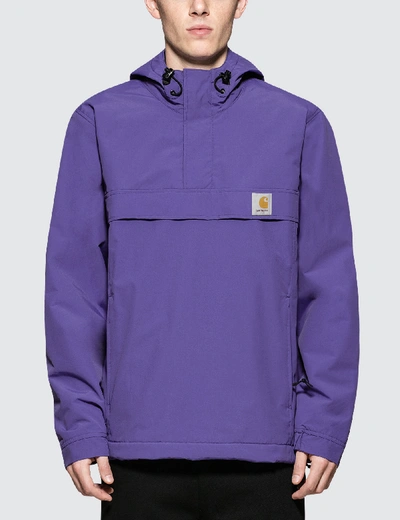 Shop Carhartt Nimbus Pullover Jacket In Purple