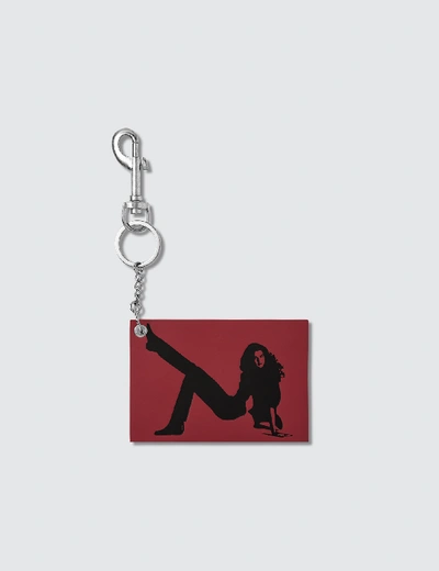 Shop Calvin Klein Jeans Est.1978 Brooke Key Chain In Red