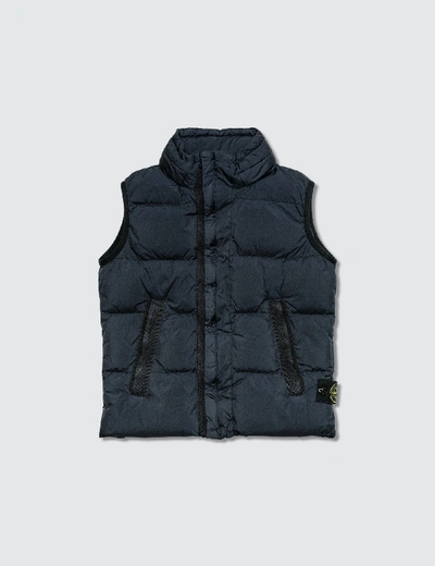 Shop Stone Island Infant Gilet In Blue