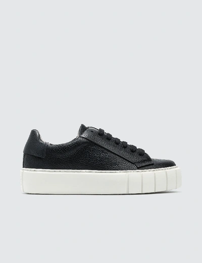 Shop Primury Dyo Low-top Leather Trainers In Black