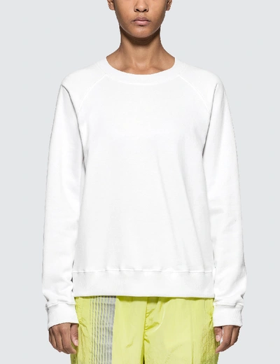 Shop Hanes X Karla The Crew Sweatshirt In White
