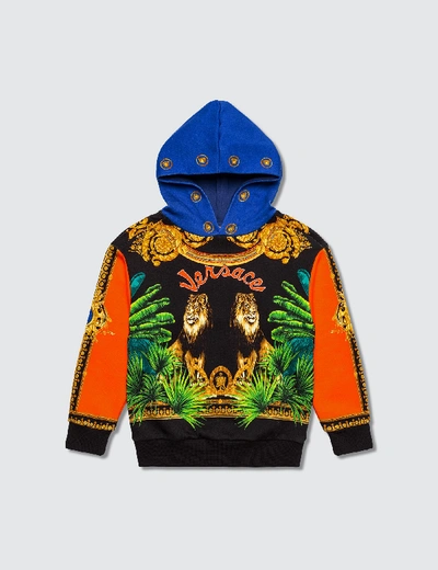 Shop Versace Safari Print Hoodie