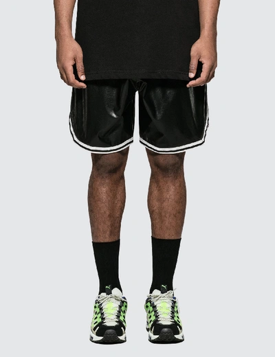 Shop Faith Connexion Synt Shorts In Black