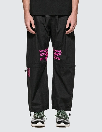 Shop Marcelo Burlon County Of Milan Lettering Pants In Black