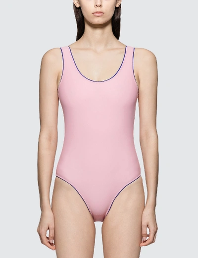 Shop Champion Swimming Suit In Pink