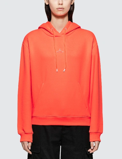 Shop Holzweiler Neon Hang On Hoodie In Orange