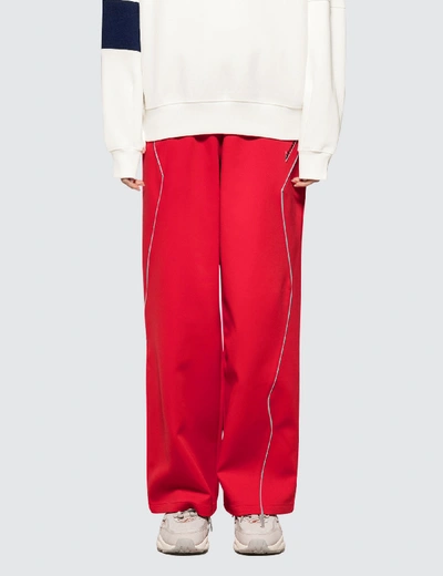 Shop Ader Error Logo Track Pants In Red