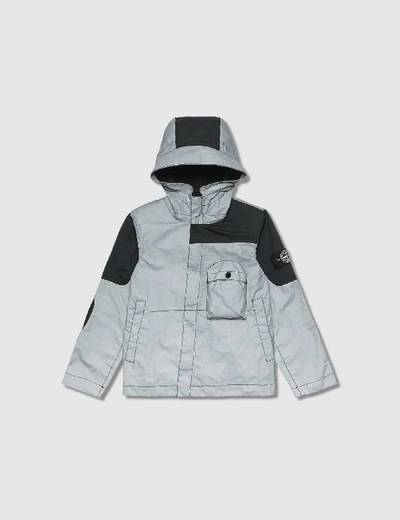 Shop Stone Island 3m Reflective Toddler Jacket In Black