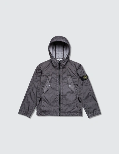 Shop Stone Island Jackets (toddler) In Grey