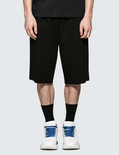 Shop Mcq By Alexander Mcqueen Taped Ben Shorts In Black