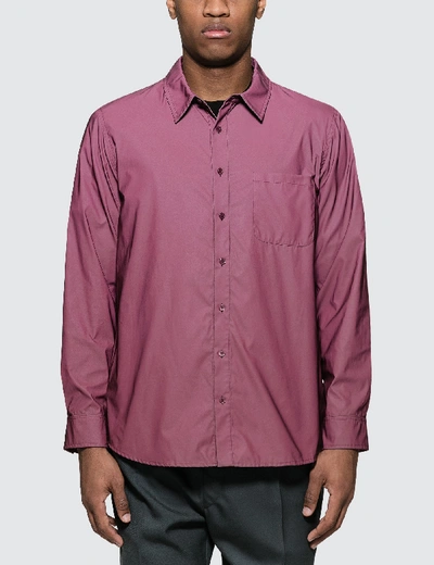 Shop Sies Marjan Sander Washed Iridescent Shirt In Pink