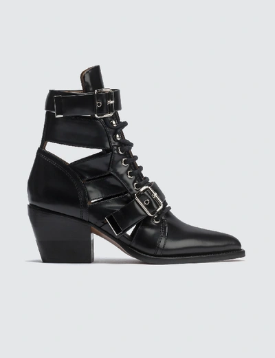 Shop Chloé Rylee Medium Boot In Black