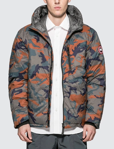 Shop Canada Goose Lodge Hoody In Camo