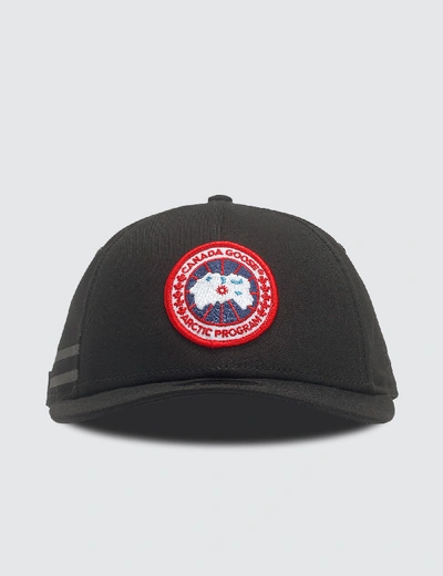 Shop Canada Goose Embroidered Logo Cap In Black