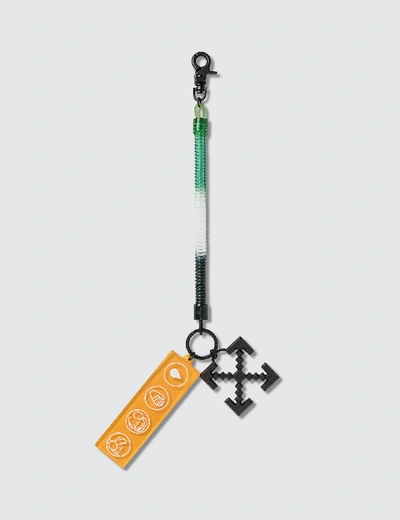 Shop Off-white Industrial Y013 Bungee Key Ring In Multicolor