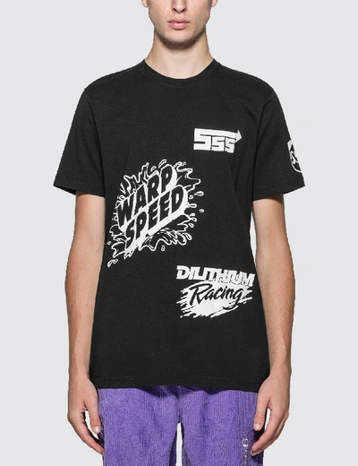 Shop Sss World Corp Sponsors Multiprint T-shirt In Black