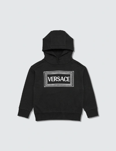 Shop Versace Vintage Logo Hoodie (kids) In Black
