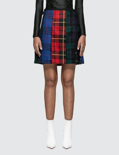 Shop Le Kilt Mix And Match Tartan 18-inch Skirt In Multicolor