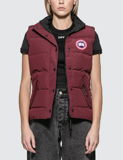 Shop Canada Goose Freestyle Vest In Elderberry